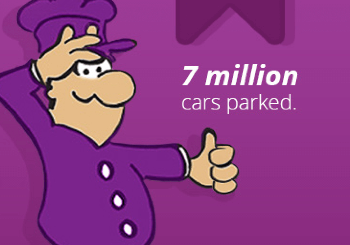 rewards and discounts on Purple Parking